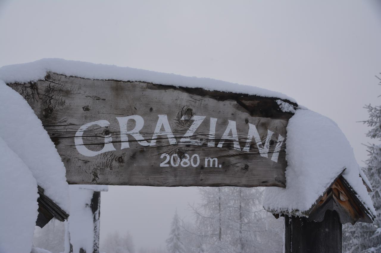 Hotel Rifugio Graziani Huette St. Vigil Exterior foto