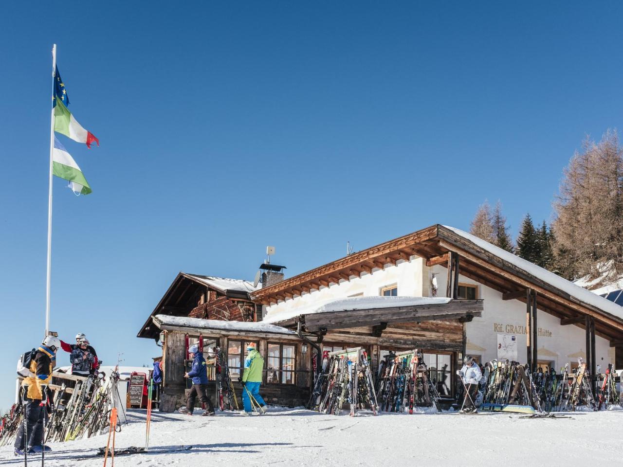 Hotel Rifugio Graziani Huette St. Vigil Exterior foto