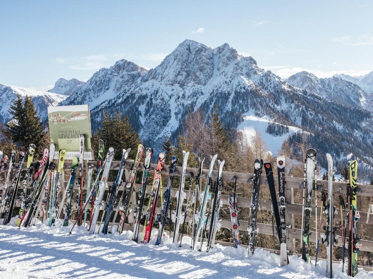 Hotel Rifugio Graziani Huette St. Vigil Exterior foto